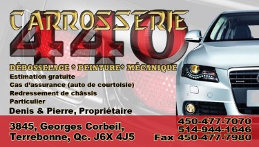 Carrossier, atelier de carrosserie Mascouche