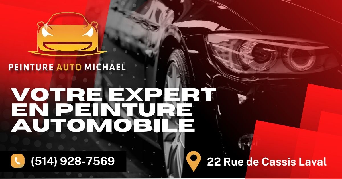 Bannière Peinture Auto Michael Inc